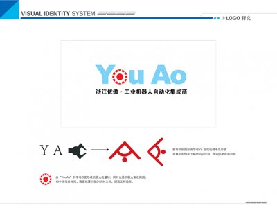 浙江优傲智能科技整体VI设计 永康广告设计公司 宣传广告设计