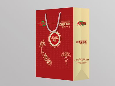 欣喜美保健品设计印刷制作 手提袋制作厂家 永康广告公司