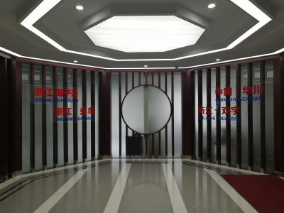 椰子云水晶字企业门头设计安装|公司形象墙设计